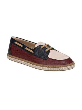 (New) Vionic – Bay‎ Comfort Leather Boat Shoes (Cherry Jubilee) – Women's 6.5